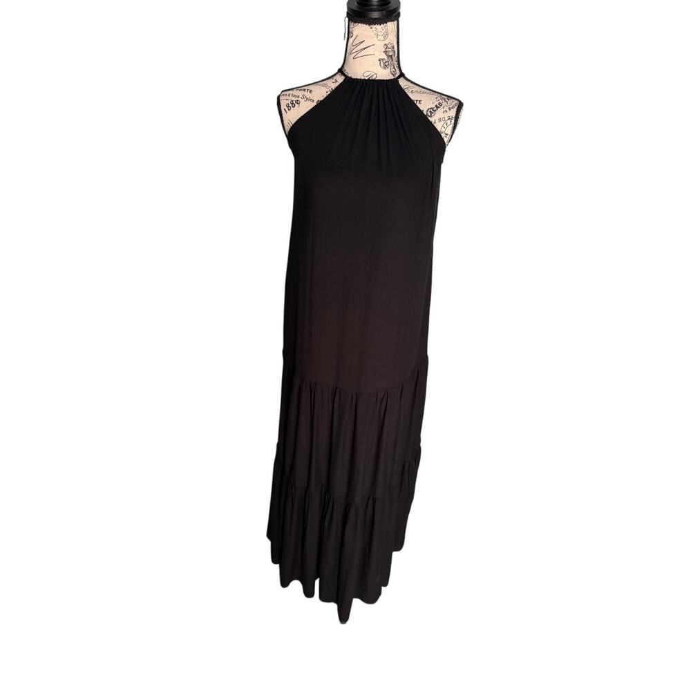 NWT YFB Young Fabulous‎ & Broke black tiered maxi dress